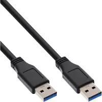 ACT SB3011, 1 m, USB A, USB A, USB 3.2 Gen 1 (3.1 Gen 1), mâle/mâle, noir