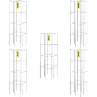 Vevor Cages à tomates 30x30x117 cm support pour plantes de jardin 5PCS