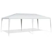 Costway Tente de jardin 6x3m Tente de réception, tente de jardin Pavillon, pour les fêtes, les activités & le camping