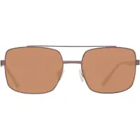 Helly Hansen Lunettes de soleil - - Rectangulaires - Marron - Protection 100% UVA/UVB - Taille 54-18-140