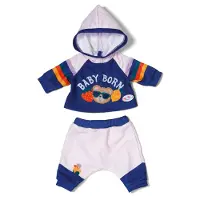 Baby Born Jogging Suit 43cm (838204) Doll Bleu Enfants