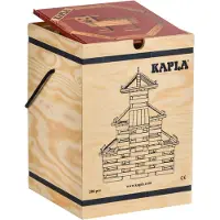 Kapla 6801 280 Plaquettes en bois + livre d'art