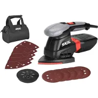 Skil 3-EN-1 MULTI SANDER 7220AC 250W (Plateau de ponçage triangulaire, Ponceuse excentrique, Ponceuse multi, Ponceuse vibrante)