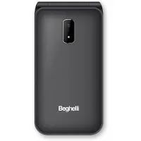 Beghelli Téléphone pour personnes âgées SLV40 noir avec bouton SOS et grosses touches