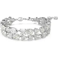 Swarovski Bracelet Mesmera, Tailles Variées, Blanc, Métal Rhodié