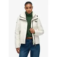 Superdry Femme Veste à Capuche Mountain Windbreaker White Taille: 40