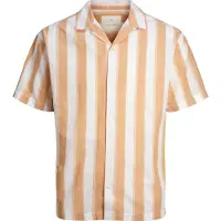 Jack & Jones Summer Short Sleeve Shirt Jaune XL Homme