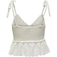 ONLY Kristin Sleeveless Blouse Beige XS Femme