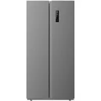 Cecotec Réfrigérateur Américain 2 Portes Bolero CoolMarket SBS 430 Dark E. Side by Side de 430 L, Hauteur 176 cm et 84 cm de