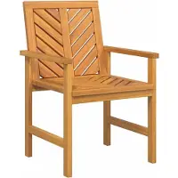 vidaXL Ensemble de jardin 3 pcs brun bois massif acacia