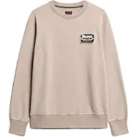 Superdry Homme Sweat ras du cou Ample Mechanic Gris Taille: XL