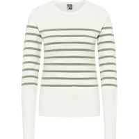 Dreimaster Maritim Pull-over olive / blanc