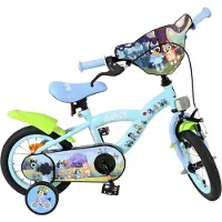 Volare Vélo enfant Bluey - Uni - 12 pouces - Bleu