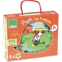 Vilac Puzzle les 4 saisons (4 pièces)