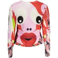 Desigual Femmes, Chemise, Chemise rose pour femme, Rose, (XL)