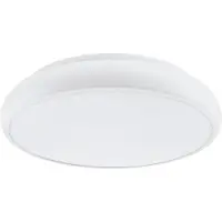Eglo Plafonnier à LED Crosslink RIODEVA-C blanc H : 10,5 cm Ø 44,5 cm dimmable 2700-6500K avec fonction Connect
