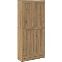 vidaXL Highboard Chêne Artisan 82,5x30,5x185 cm Matériau dérivé du bois
