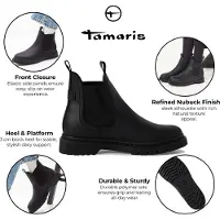 Tamaris Chelsea Boots noir