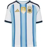 Adidas Argentina 26/27 Home Junior Short Sleeve T-shirt Bleu 9-10 Years Enfants
