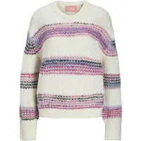 Jack & Jones Simone Space Dye Jjxx Sweater Blanc S Femme