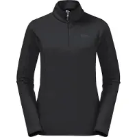 Jack Wolfskin Baiselberg Half Zip Fleece Noir M Femme