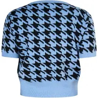 MyMo ROCKS Cardigan bleu clair / noir