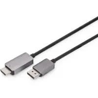 Digitus Db-340305-018-s Displayport To Hdmi Cable Argenté