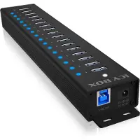 Icy Box Ib-hub1717-u3 Hub Argenté