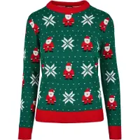 Urban Classics Santa Christmas Sweater Vert M Femme