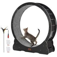 Vevor Roue d'Exercice pour Chat 1100 mm Grande Roue de Course d'Intérieur
