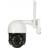 APTI CAMÉRA IP EXTERNE ROTATIVE ICSEE-W81SD Wi-Fi Pleine couleur - 8 Mpx 4K UHD 3 6 mm (3840 x 2160 pixels), Caméra réseau, Blanc