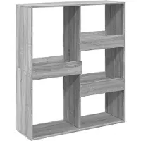 vidaXL Cloison de séparation sonoma gris 100x33x115 cm bois ingénierie