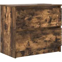 vidaXL Armoire TV chêne fumé 60x35x54 cm Bois composite