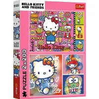 Trefl Puzzle 2x200 : Hello Kitty et ses amis