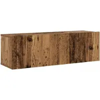 vidaXL Armoires murales TV 6 pcs. Aspect vieux bois Matériaux dérivés du bois