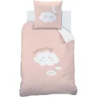 Matt & Rose Parure De Lit Imprimée En Coton Rose 140x200+63x63cm