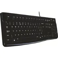 Logitech K120 for Business (DE, Filaire), Clavier, Noir