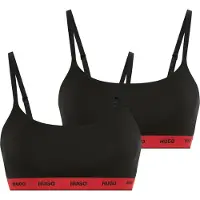 HUGO Soutien-gorge rouge / noir