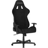 DXRacer Formula Gaming Chair Regular L, Wasserabweisender Stoff, schwarz, Chaise gaming, Noir