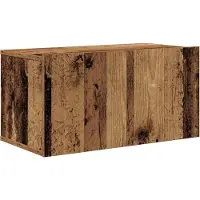 vidaXL Ensemble d'armoires TV mural 8 pcs Bois ancien