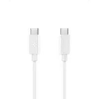 Spigen - Data Cable Essential (EB6020CC) - Fast Charging, 2x Type-C, 60W, 480Mbps, 2m - White (2 m, USB 2.0, 60 W)