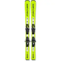 Fischer Rc4 Race + Fs4 Gw Ca 80 [i] Junior Alpine Skis Pack Jaune 70 Enfants