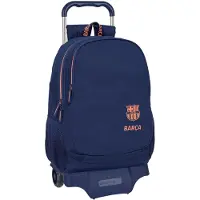 Safta Fc Barcelona 2nd Kit 20.1l 32x42x15 Cm Wheeled Backpack Bleu Enfants