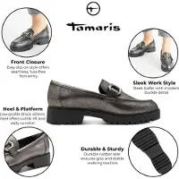Tamaris Chaussure basse gris foncé