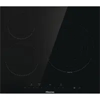 Hisense Table de cuisson vitrocéramique 60cm 3 feux 5700w noir - - E6332BSCE -