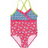 Playshoes Maillot de bain bleu / vert fluo / rose / blanc