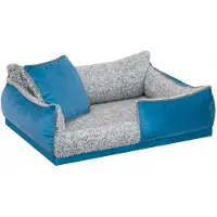 Stanis³aw Jurga Lit pour chien "Porto" - 70x50 cm - Matelas pour animaux, lit pour chats, coussin pour chiens | Canapé-corbeille pour chiens avec coussin, antidérapant & lavable | PillowPrim