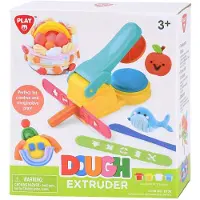 Playgo Pressing Machine Clay Set - 4 pots d'argile