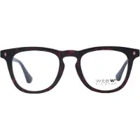 WEB EYEWEAR Lunettes de vue homme - - Havana - 49/20/150 - Acétate - Style casual - Ronde - Non polarisée - Transparent
