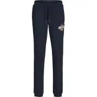 Jack & Jones Pantalon bleu marine / orange / blanc